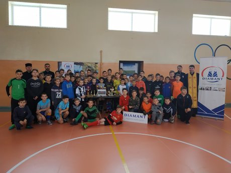 В Хоростківській ДЮСШ відбувається парафіяльний турнір з футболу на кубок церкви Пресвятої Євхаристії